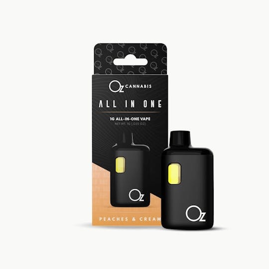 OZ Cannabis - Oz Cannabis Disposable Vape (1g) - Peaches & Cream - 1