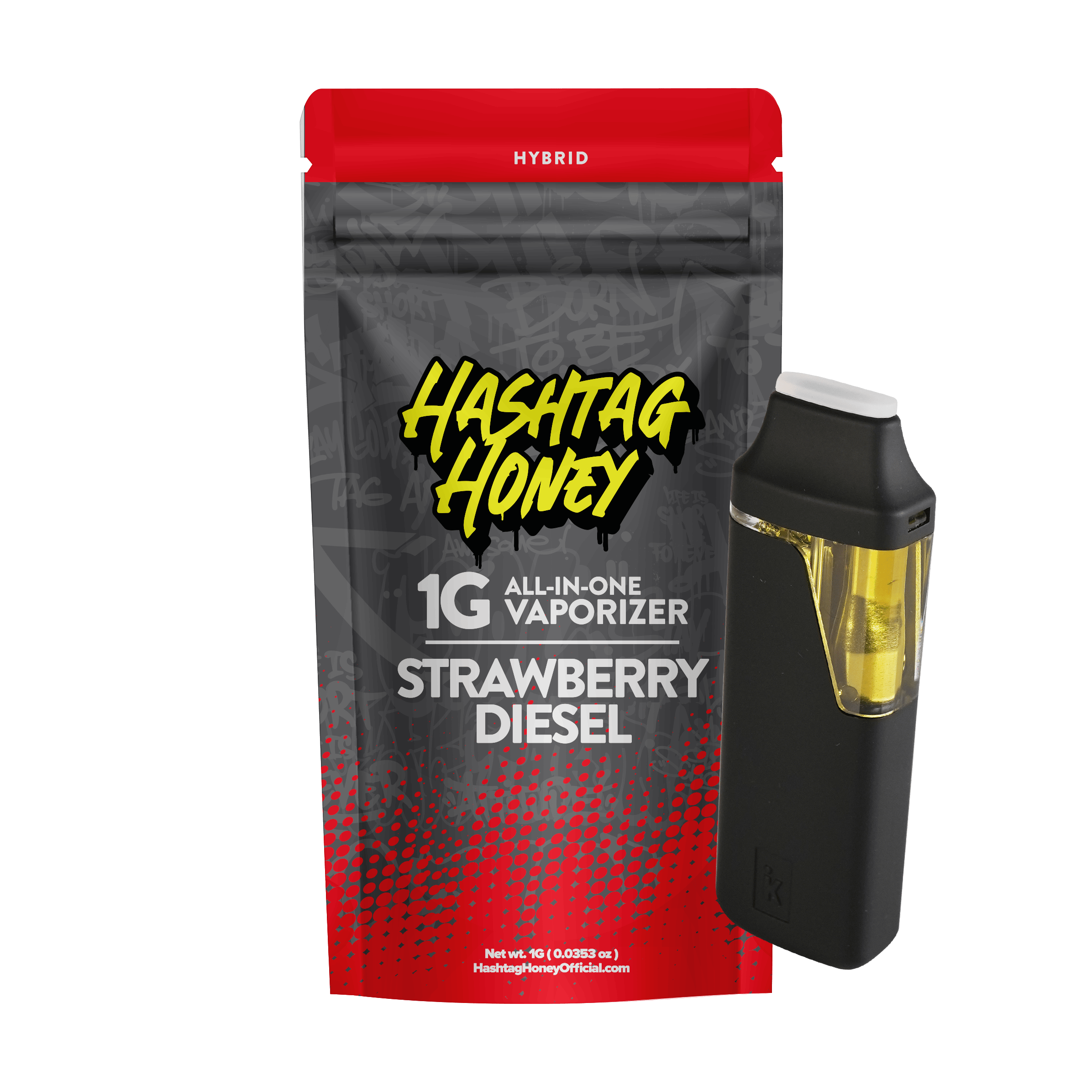 Hashtag Honey - Hashtag Honey - Strawberry Diesel - 1g AIO - 1