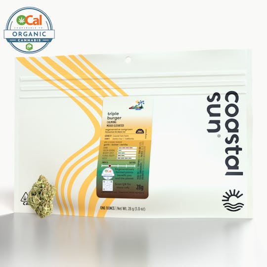 Coastal Sun - Triple Burger Sungrown Flower 28g - 1