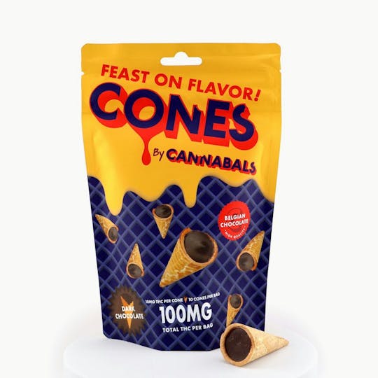 Cannabals - Dark Chocolate - Cones - 100mg - 1