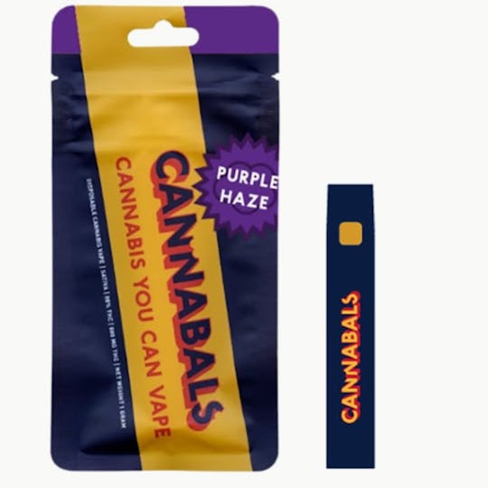 Cannabals - Purple Haze - Disposable Vape Cartridge - 1 Gram - 1
