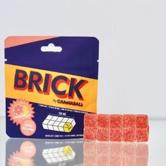 Cannabals - Grapefruit - Brick Live Resin Gummies - 100mg - 1