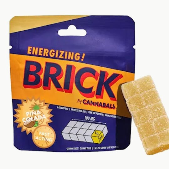 Cannabals - Pina Colada - Brick Live Resin Gummies - 100mg - 1
