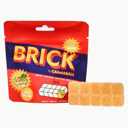 Cannabals - Tropical Blast - Brick Live Resin Gummies - 100mg - 1