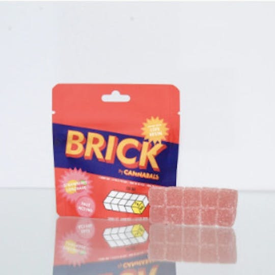 Cannabals - Strawberry Banana - Brick Live Resin Gummies - 100mg - 1
