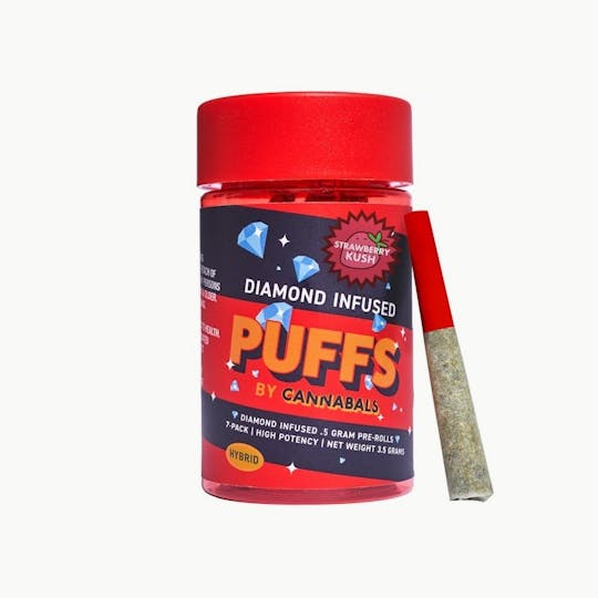 Cannabals - Strawberry Kush - Puff Prerolls - 7pk 0.7g - 1