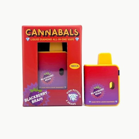 Cannabals - Blackberry Brain - Liquid Diamonds Disposable Vape Cartridge - 2 Gram - 1