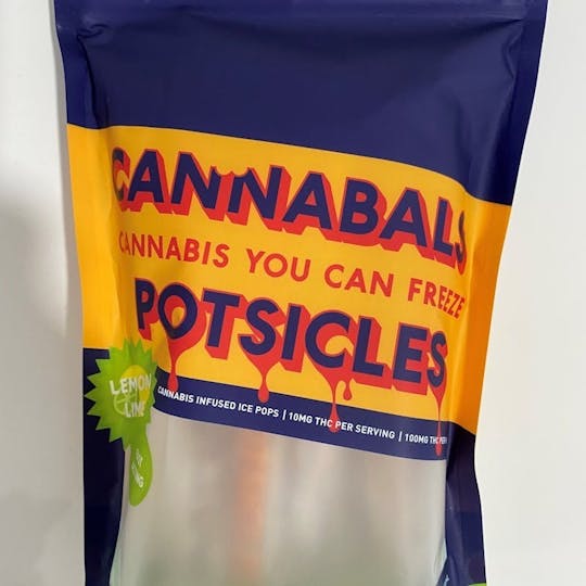 Cannabals - Lemon Lime - Potsicle - 100mg - 1
