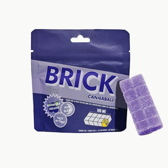 Cannabals - Blueberry Dreams - Brick Live Resin Gummies 1:1 - 100mg - 1