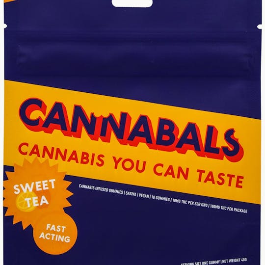 Cannabals - Sweet Tea Lemonade - Live Resin Gummies - 100mg - 1