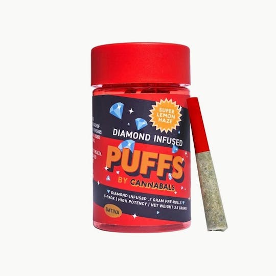 Cannabals - Super Lemon Haze - Puff Prerolls - 7pk 0.7g - 1