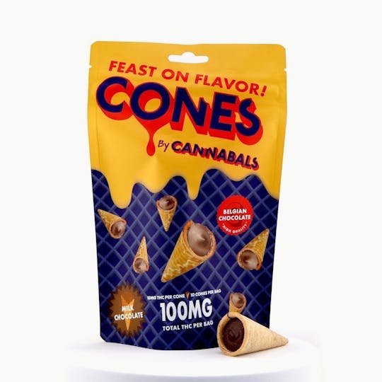 Cannabals - Milk Chocolate - Cones - 100mg - 1