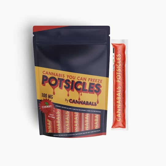 Cannabals - Cherry - Potsicle - 100mg - 1