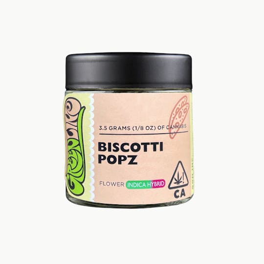 Greenline - Biscotti Popz - 1/8 oz - Indoor - Indica Hybrid - 3.5g - 1