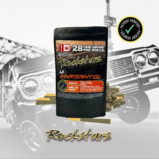 Rockstars - Rockstars | 28g Pre Roll Pack | LA Confidential - 1