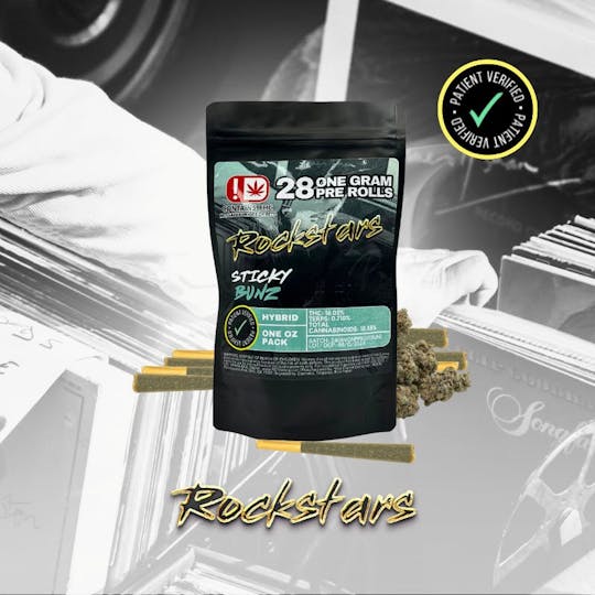 Rockstars - Rockstars | 28g Pre Roll Pack | Sticky Bunz - 1
