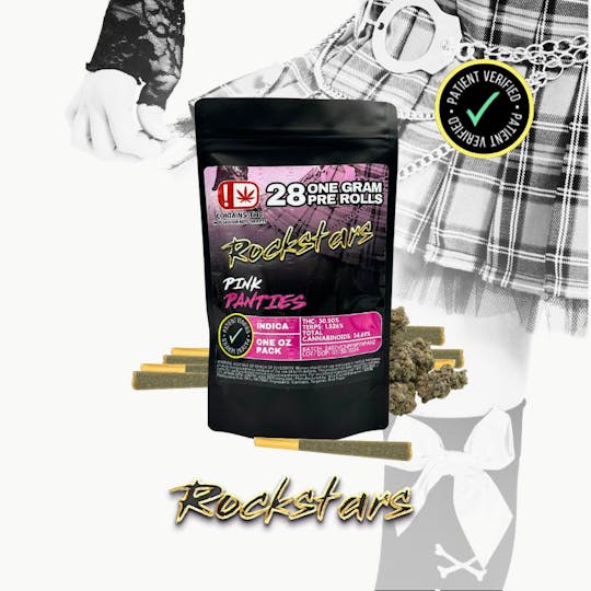 Rockstars - Rockstars | 28g Pre Roll Pack | Pink Panties - 1