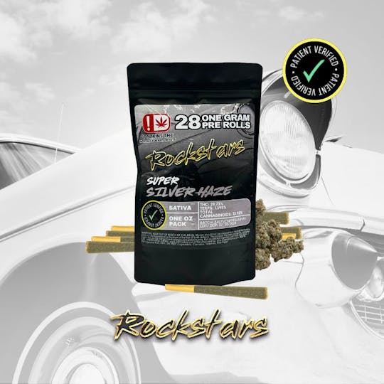 Rockstars - Rockstars | 28g Pre Roll Pack | Super Silver Haze - 1