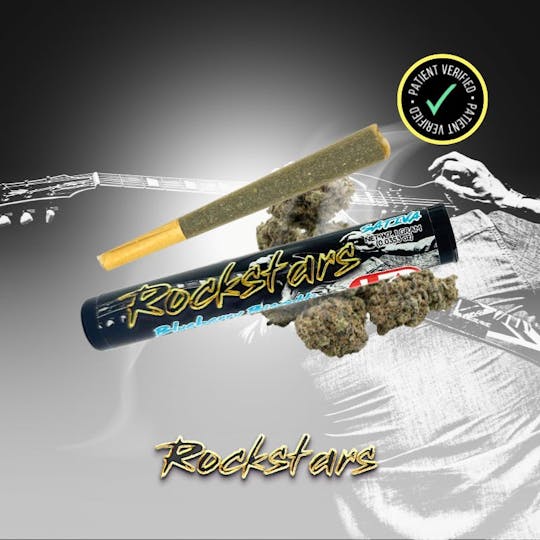 Rockstars - Rockstars | 1g Pre Roll | Blueberry Biscotti - 1