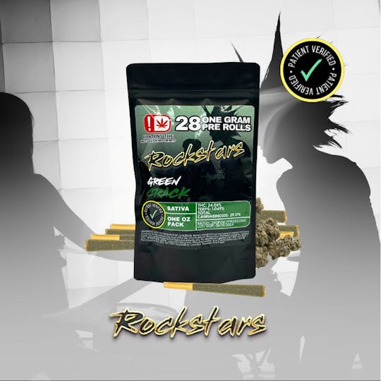 Rockstars - Rockstars | 28g Pre Roll Pack | Green Crack - 1
