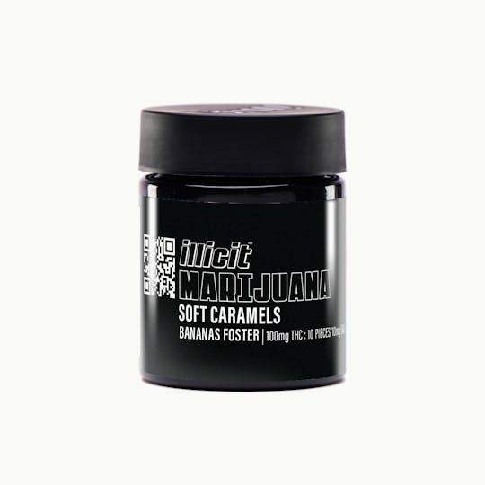 ILLICIT - Bananas Foster Soft Caramels 100mg - 1