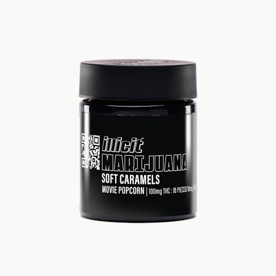 ILLICIT - Movie Popcorn Soft Caramels 100mg - 1