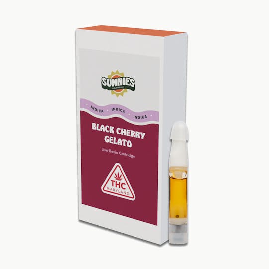 SunMed Growers - Black Cherry Gelato Live Resin Cartridge 1.0g - 1