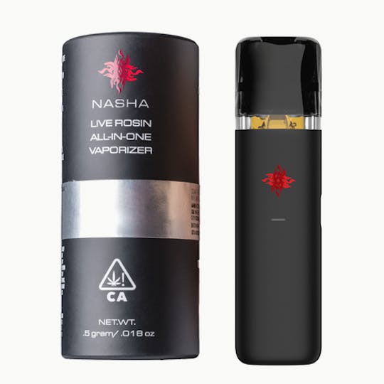 NASHA - Melted Strawberries Live Rosin V2 All-In-One Vape 0.5 gram - 1