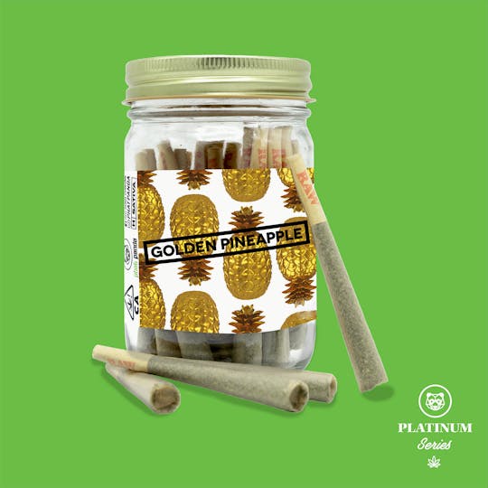 Phat Panda - Golden Pineapple Preroll Pack 28g (28 x 1g) - CA - 1