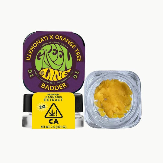 Greenline - Illemonati X Orange Tree - Badder - Extract - Sativa Hybrid - 2g - 1