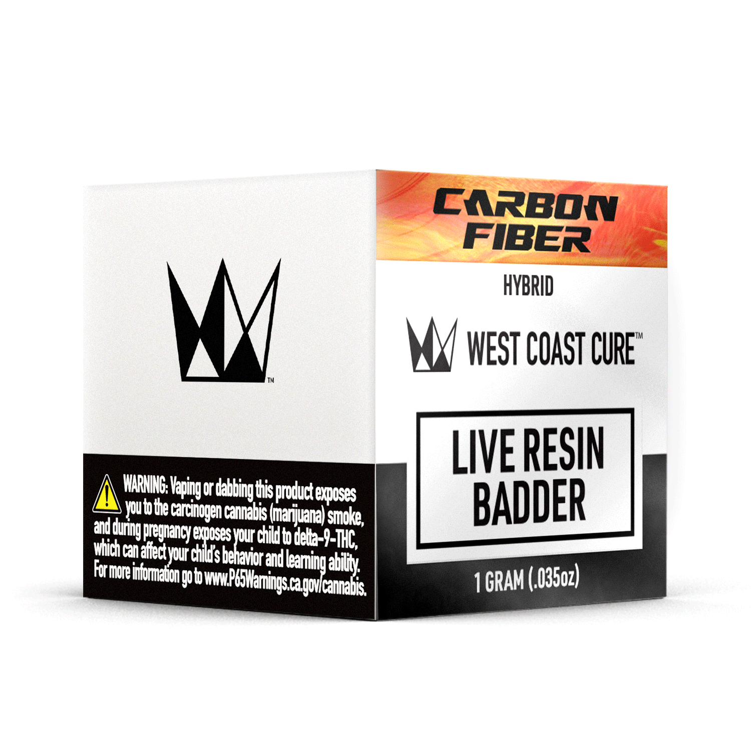West Coast Cure - Carbon Fiber - 1G Live Resin Badder - 1