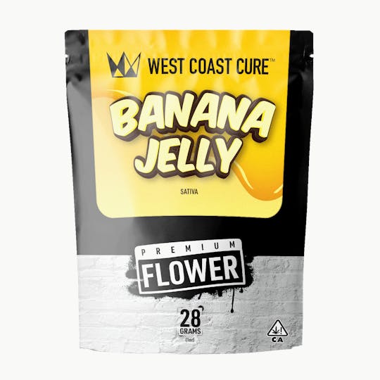 West Coast Cure - Banana Jelly - 28G Premium Flower - 1