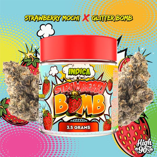 HIGH 90s - High 90s : Strawberry Bomb 3.5g Flower - 1