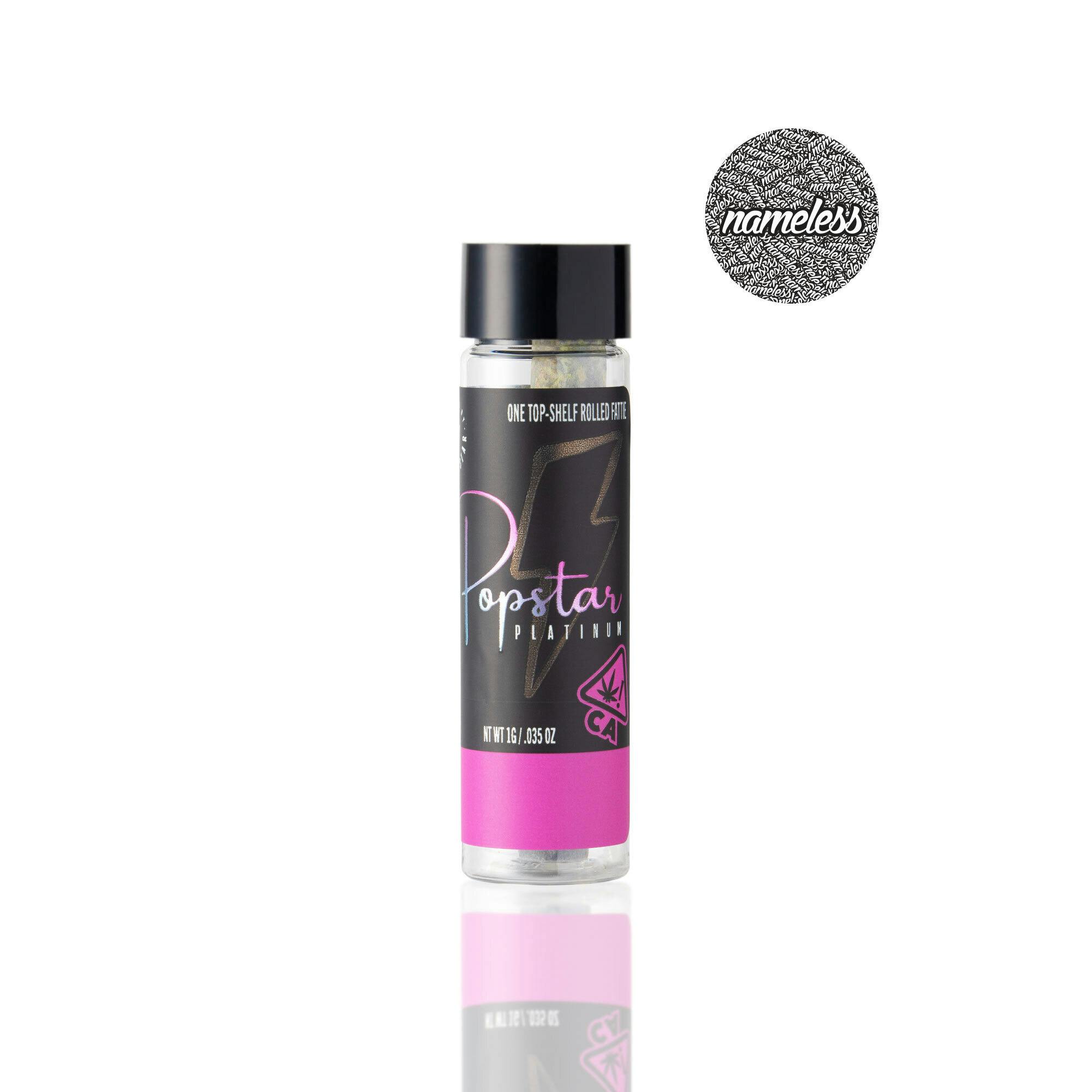 Rockstar Cannabis - Popstar Platinum | 1g | 1pk | Nameless Genetics Mega Wellness OG - 1