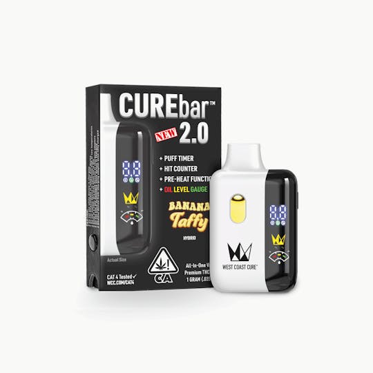 West Coast Cure - Banana Taffy - 1G AIO CUREbar 2.0 - 1