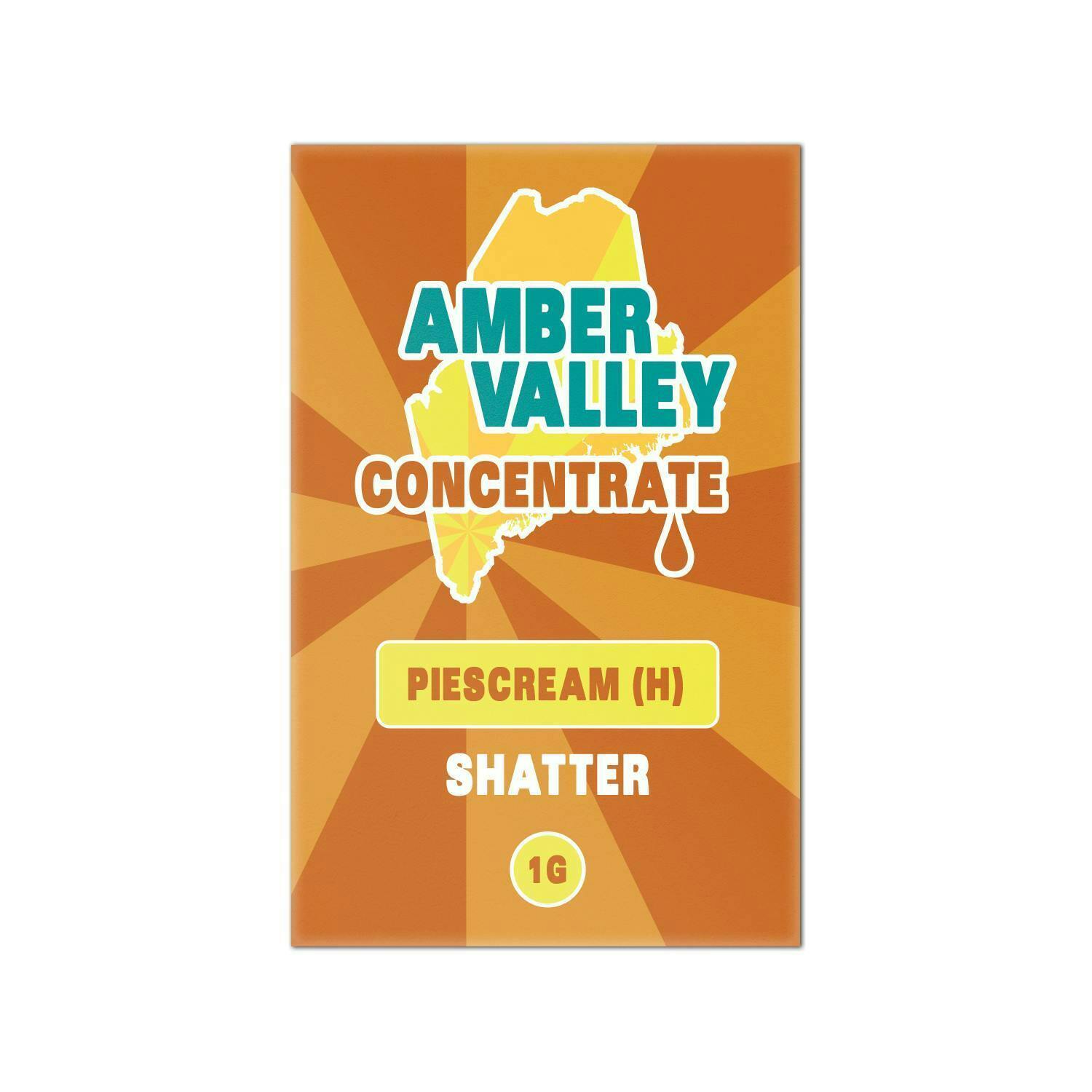 Amber Valley - Amber Valley Shatter 1g - Piescream (H) - 1