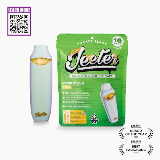 Jeeter - Jeeter All In One Diamonds Vape - Acapulco Gold - 1