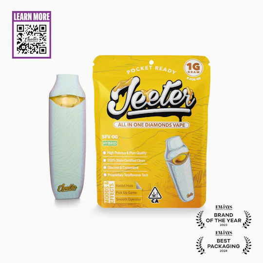 Jeeter - Jeeter | SFV OG | Diamonds Disposable | 1g - 1
