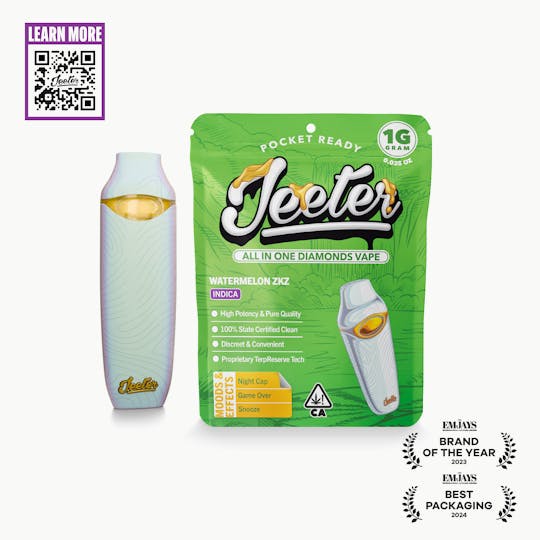 Jeeter - Jeeter All In One Diamonds Vape - Watermelon ZKZ - 1