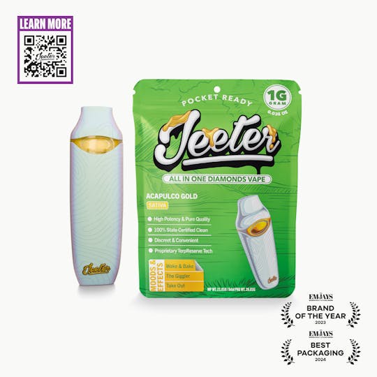 Jeeter - Jeeter All In One Diamonds Vape - Acapulco Gold - 1