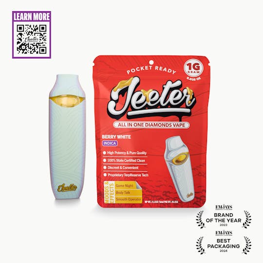 Jeeter - Jeeter All In One Diamonds Vape - Berry White - 1