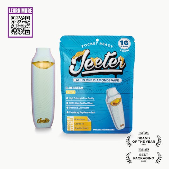 Jeeter - Jeeter All In One Diamonds Vape - Blue Dream - 1