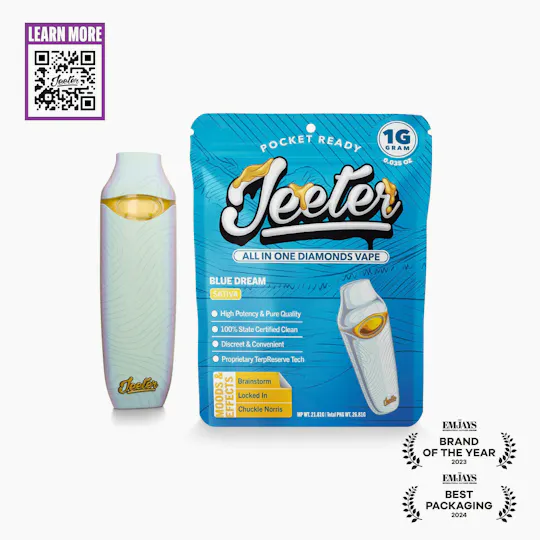 Jeeter - Jeeter | Blue Dream | Diamonds Disposable | 1g - 1