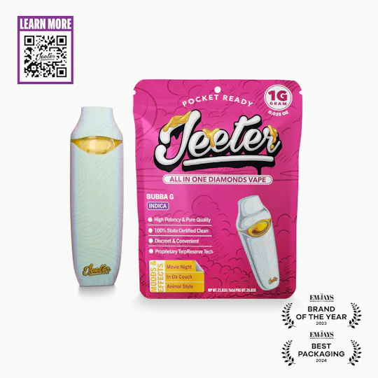 Jeeter - Jeeter | Bubba G | Diamonds Disposable | 1g - 1