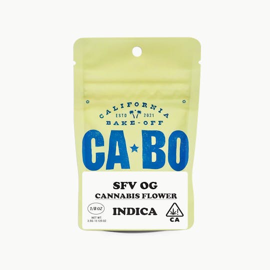 CABO - CABO 3.5g Flower - SFV OG - Indica - 1