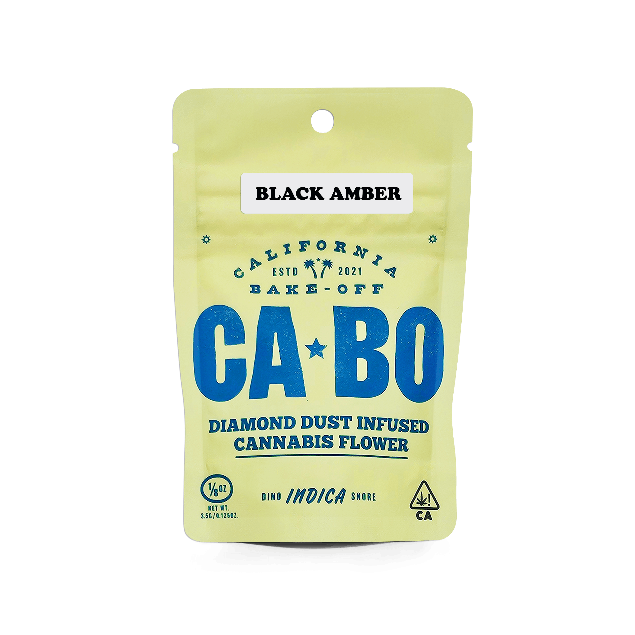 CABO - CABO Diamond Dust Infused 3.5g Flower - Black Amber - Indica - 1