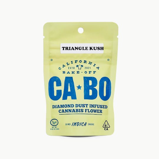 CABO - CABO Diamond Dust Infused 3.5g Flower - Triangle Kush - Indica - 1