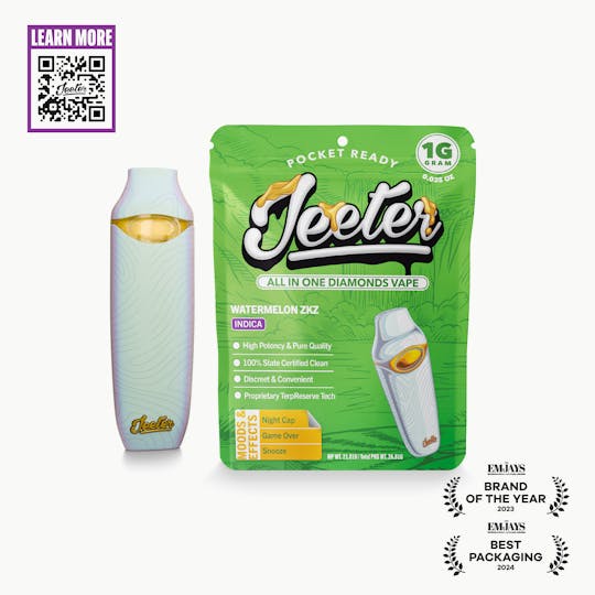 Jeeter - Jeeter All In One Diamonds Vape - Watermelon ZKZ - 1