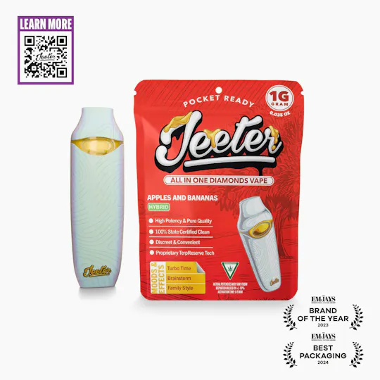 Jeeter - Jeeter | Apples and Bananas | Diamonds Disposable | 1g - 1