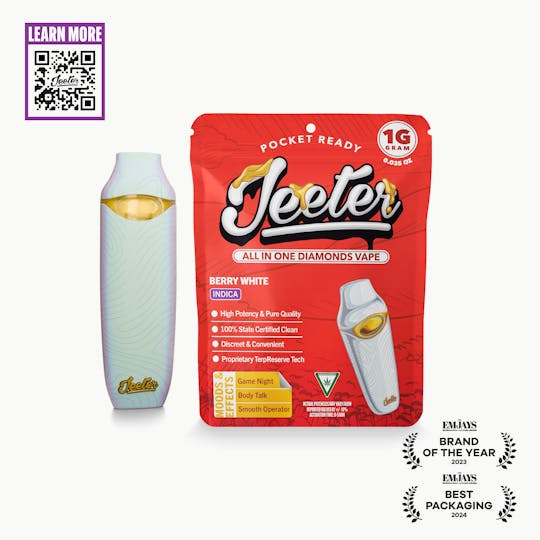 Jeeter - Jeeter All In One Diamonds Vape - Berry White - 1